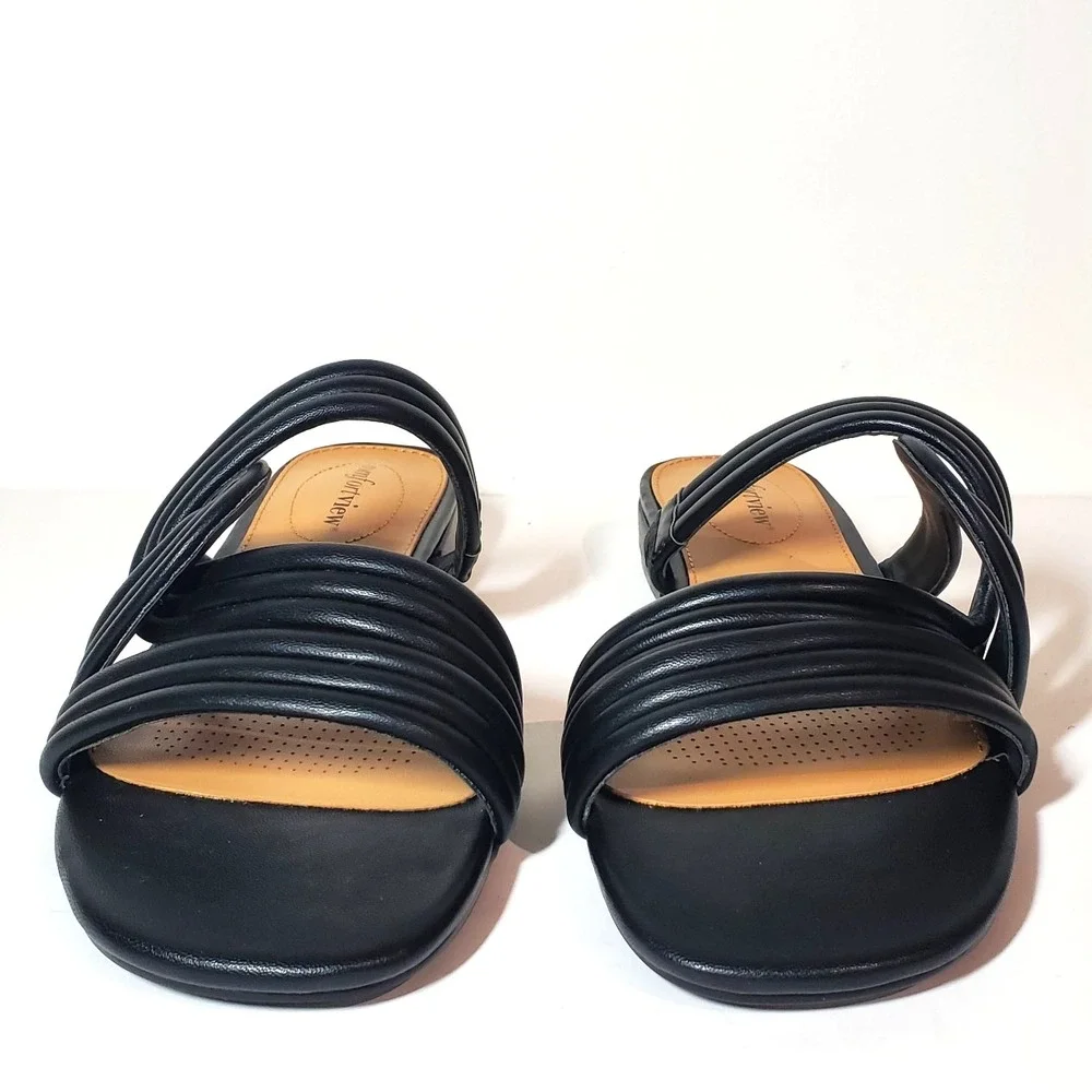 Comfortview Alona Mule Women's‎ Sandal Black US 8.5W/#09261